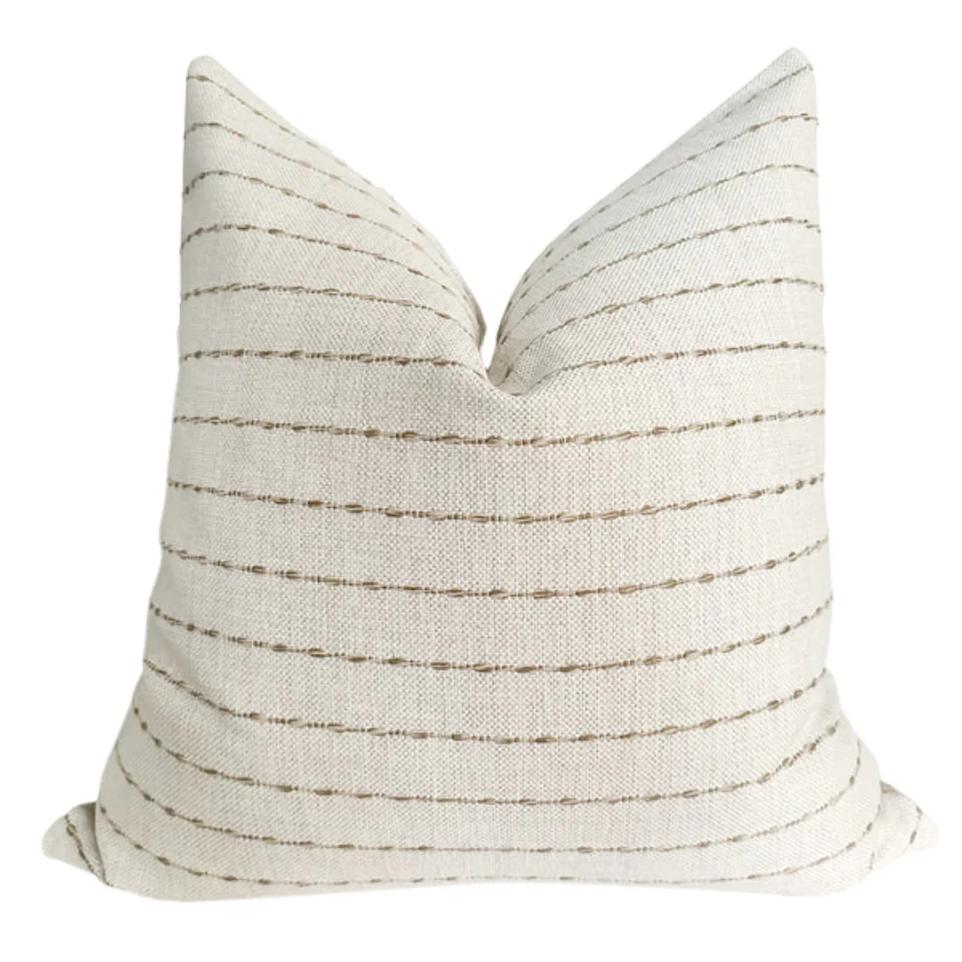 Eloa Neutral Pillow Cover | Hackner Home (US)