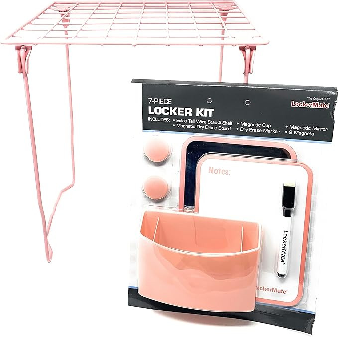 Lockermate 7 Piece Tall Wire Locker Kit | Amazon (US)
