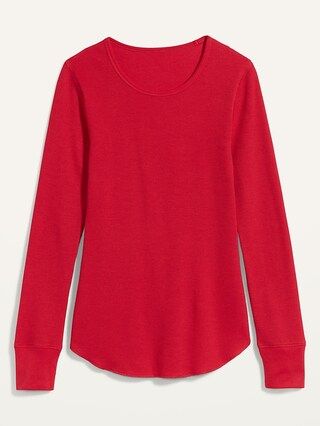 Thermal-Knit Long-Sleeve Tee for Women | Old Navy (US)