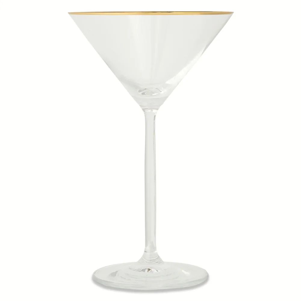 Thyme & Table 7oz Gold Rim Martini Glass | Walmart (US)