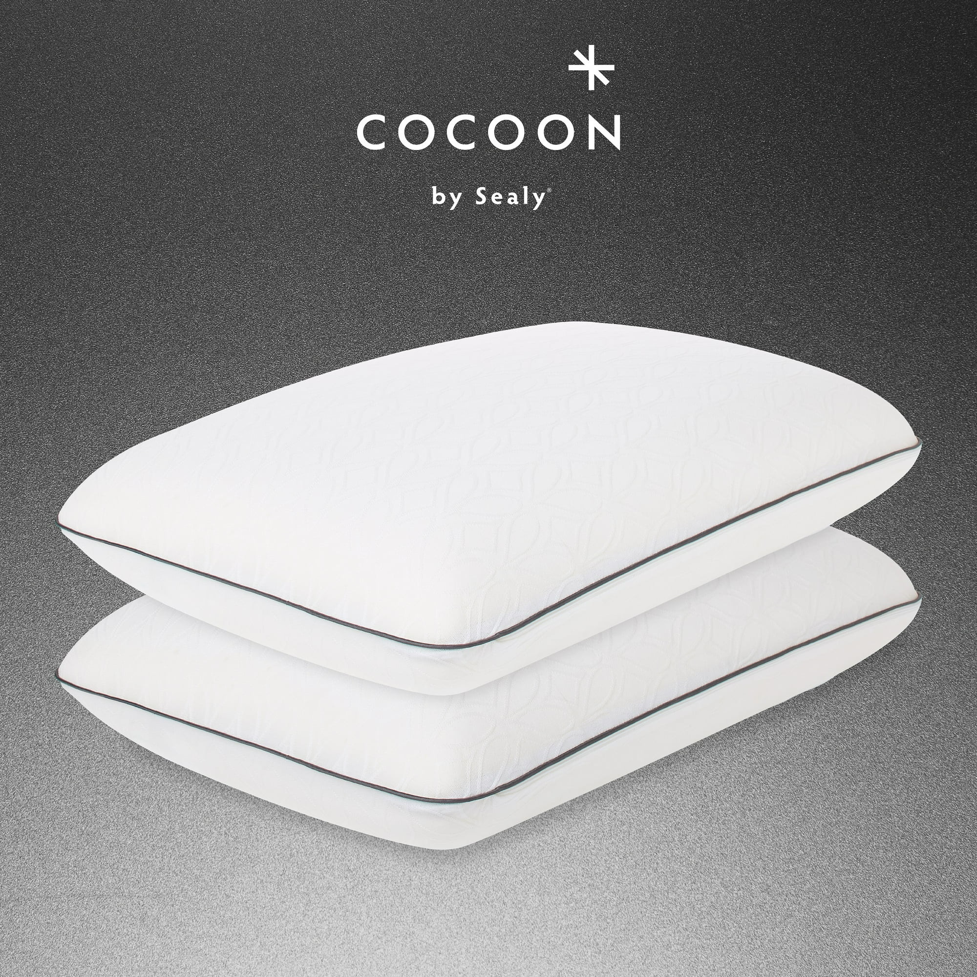 Cocoon™ by Sealy® Memory Foam Bed Pillow Two Pack | Walmart (US)