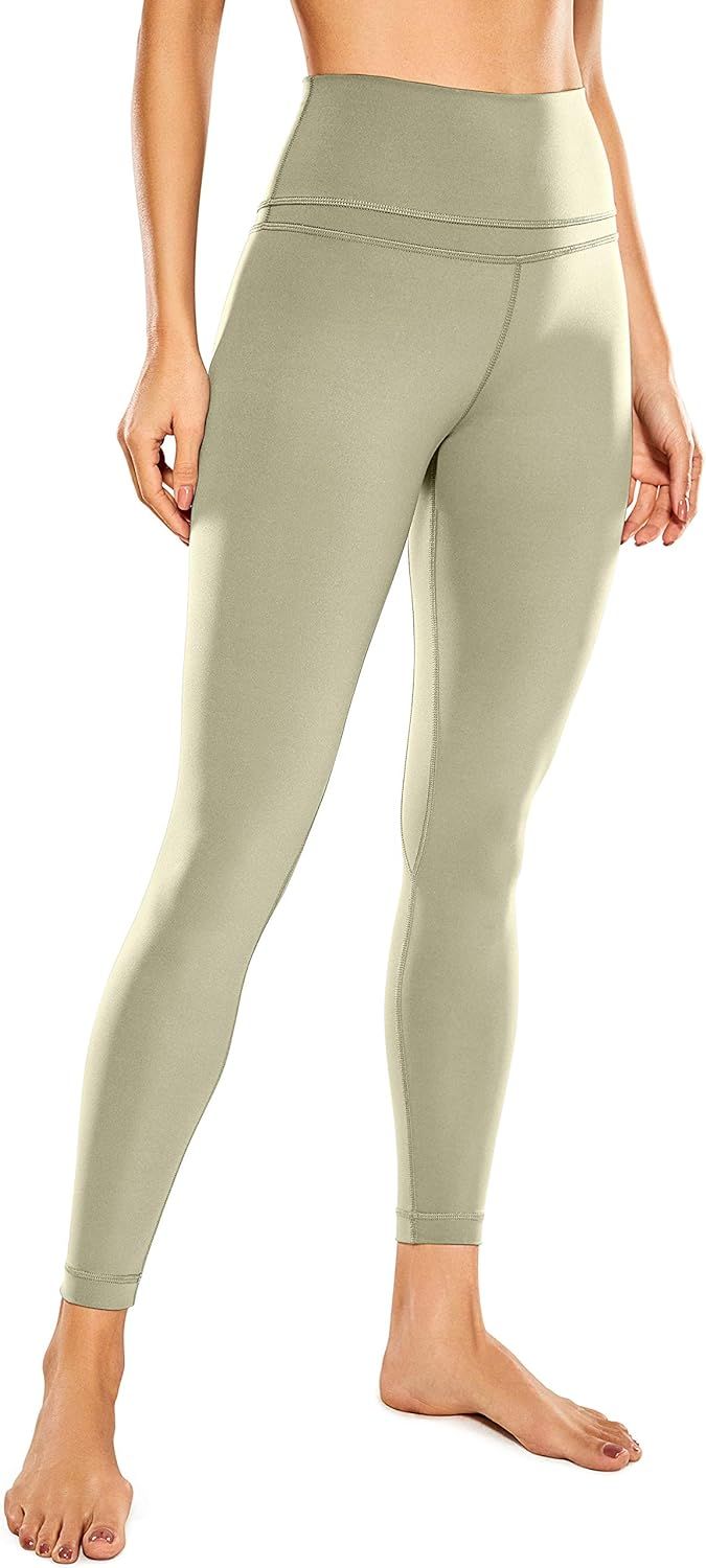 CRZ YOGA Women's Naked Feeling High Waist Yoga Tight Pants 7/8 Workout Leggings - 25 Inches | Amazon (US)