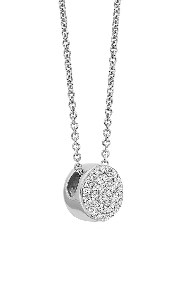 Monica Vinader Ava Diamond Button Pendant Necklace | Nordstrom | Nordstrom