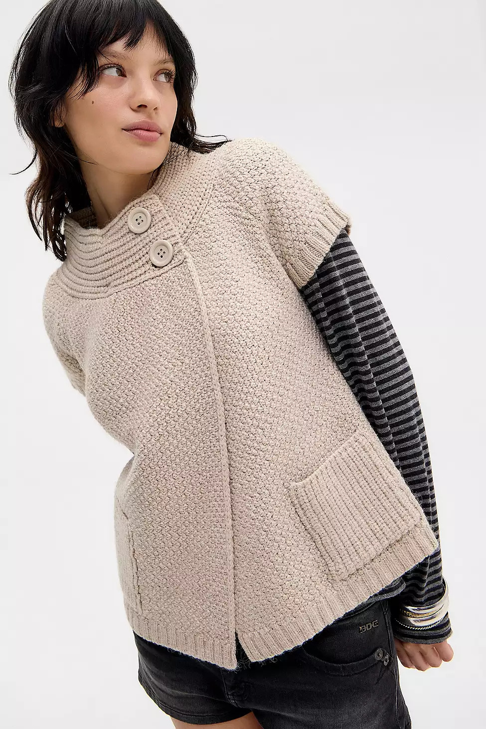 UO Pea Coat | Urban Outfitters UK