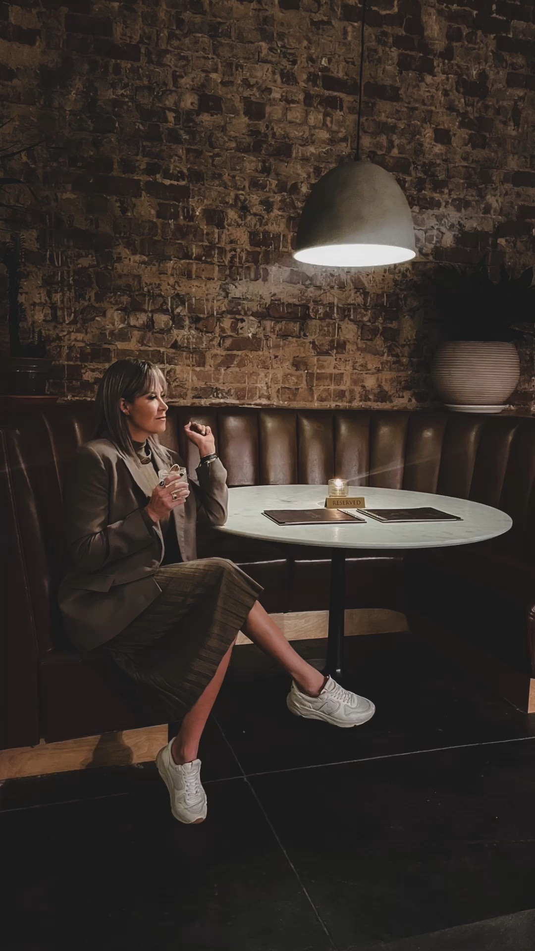 This monochrome outfit combo is timeless, season-less, and gorgeous. Pair a ribbed dress with a blazer in a similar color way for a comfy look that can take you from the office to happy hour. This would also be perfect for Friendsgiving or Thanksgiving with the fam. Trade out your sneakers for knee high boots for a warmer option. I added my gorgeous metal choker and fringe bracelets from @shallawistastudio and my favorite herringbone bag to complete the Fall look. 

#LTKworkwear #LTKstyletip #LTKSeasonal