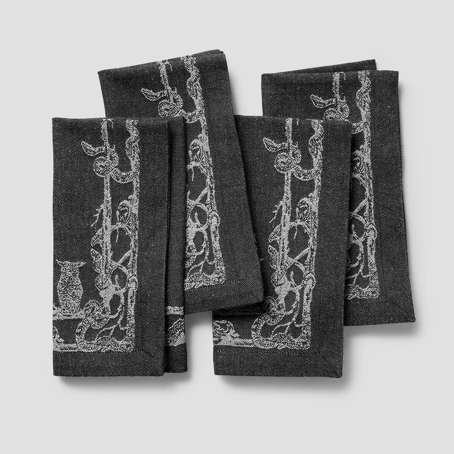 Sur La Table Halloween Jacquard Skeleton Napkins, Set of 4 | Sur La Table