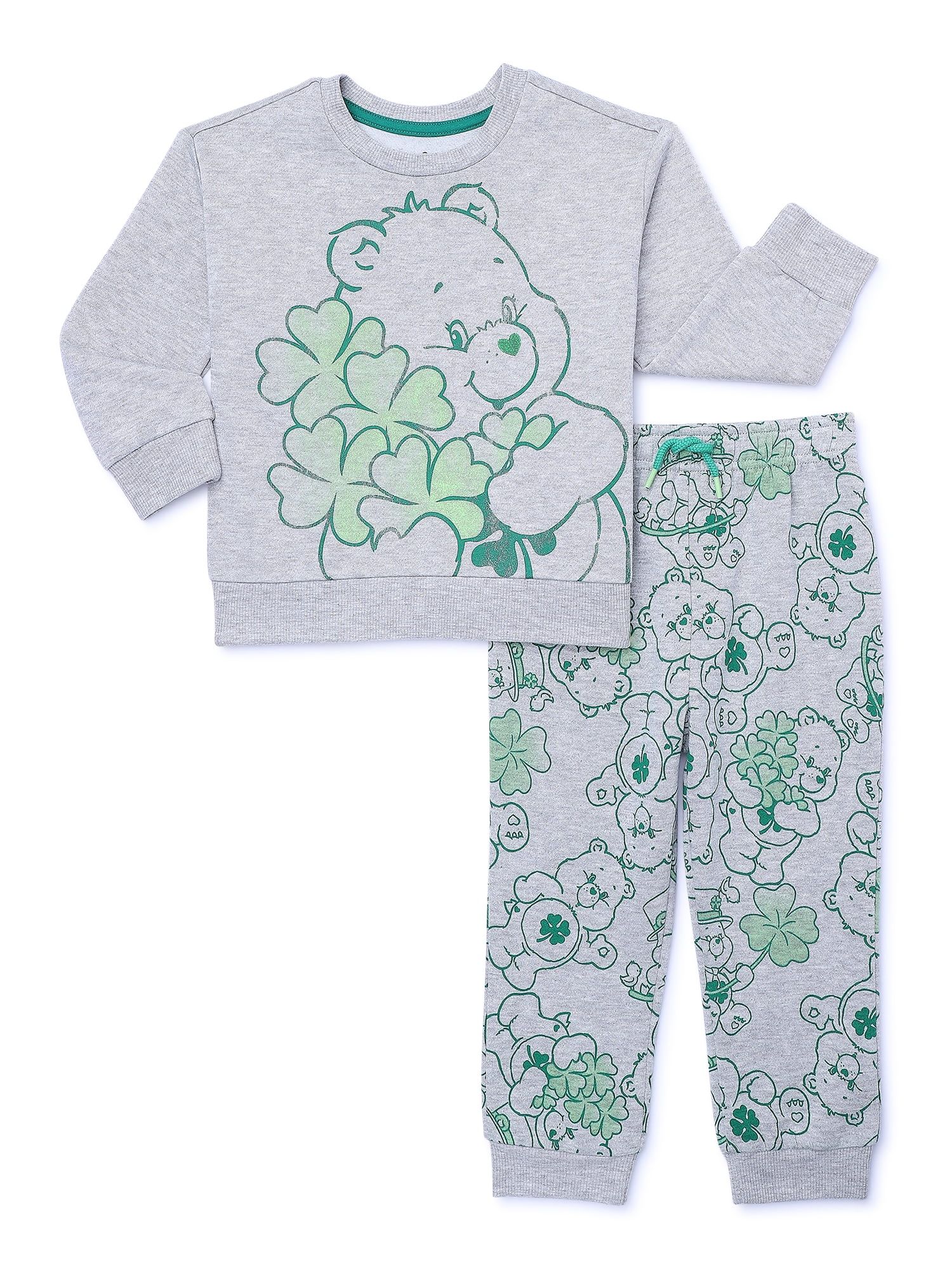 Care Bears Toddler Girls St. Patrick's Day Pullover and Joggers Set, 2-Piece | Walmart (US)