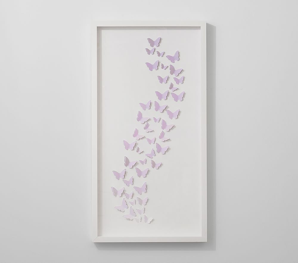Butterfly Shadowbox Art | Pottery Barn Kids