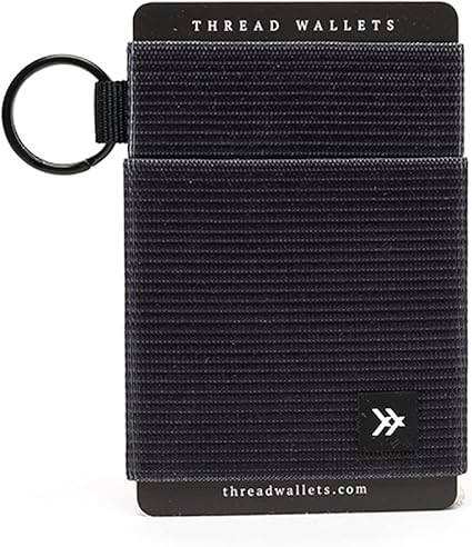 Slim Minimalist Elastic Wallet for Men & Women | Small Credit Card Holder for Front Pocket | Amazon (US)