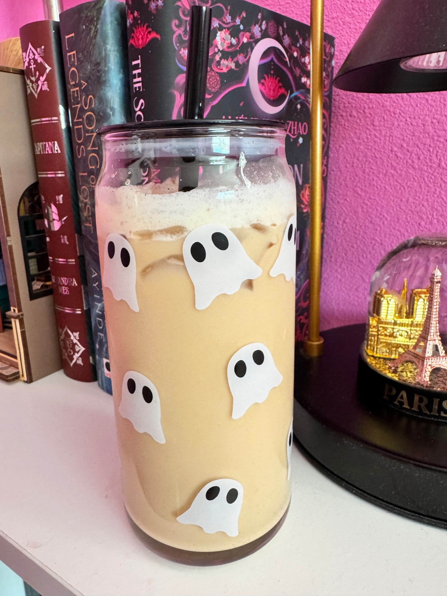 Ghost Halloween fall glass tumbler 

#LTKFallSale #LTKFindsUnder50 #LTKHome