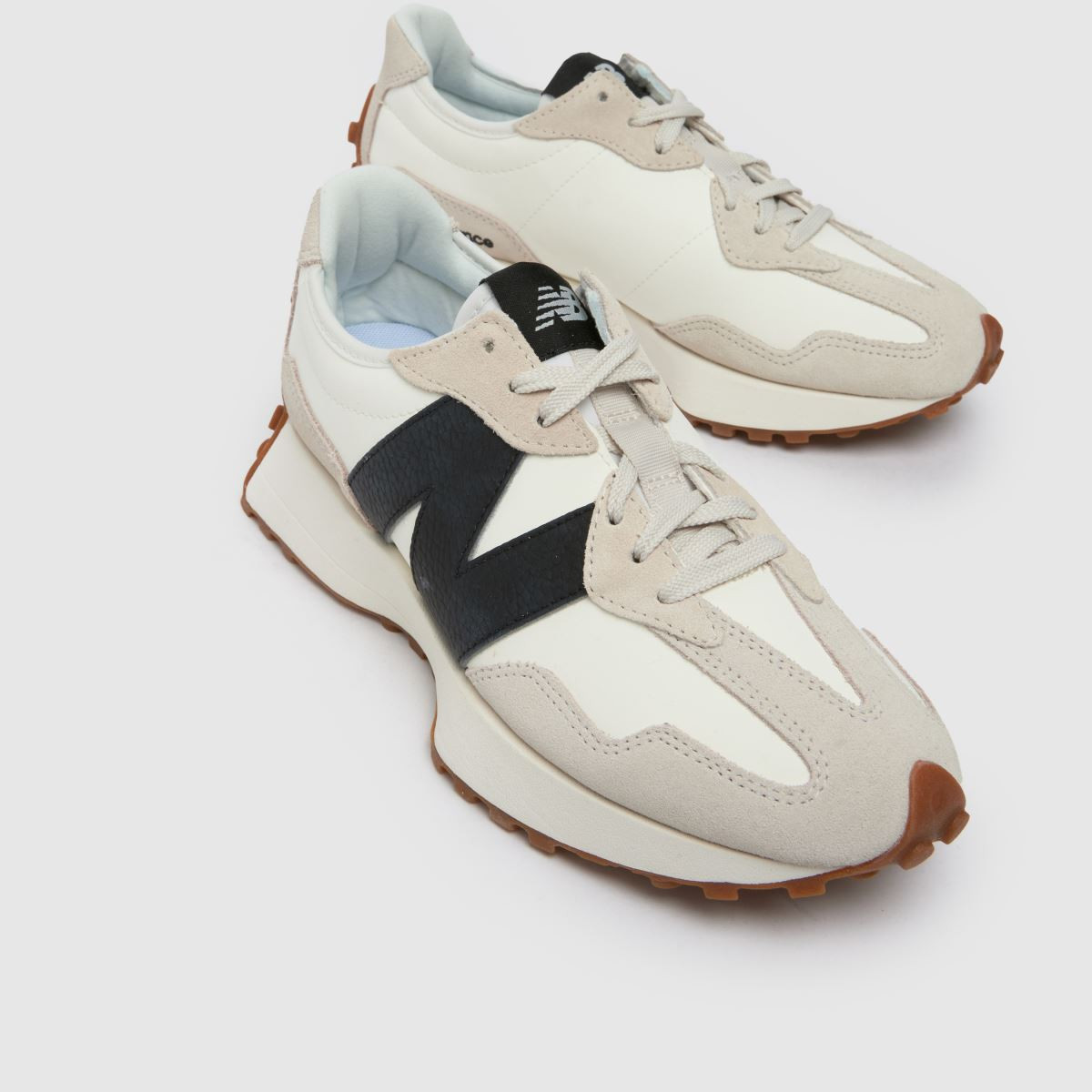 Womens White & Black New Balance 327 Trainers | schuh | Schuh