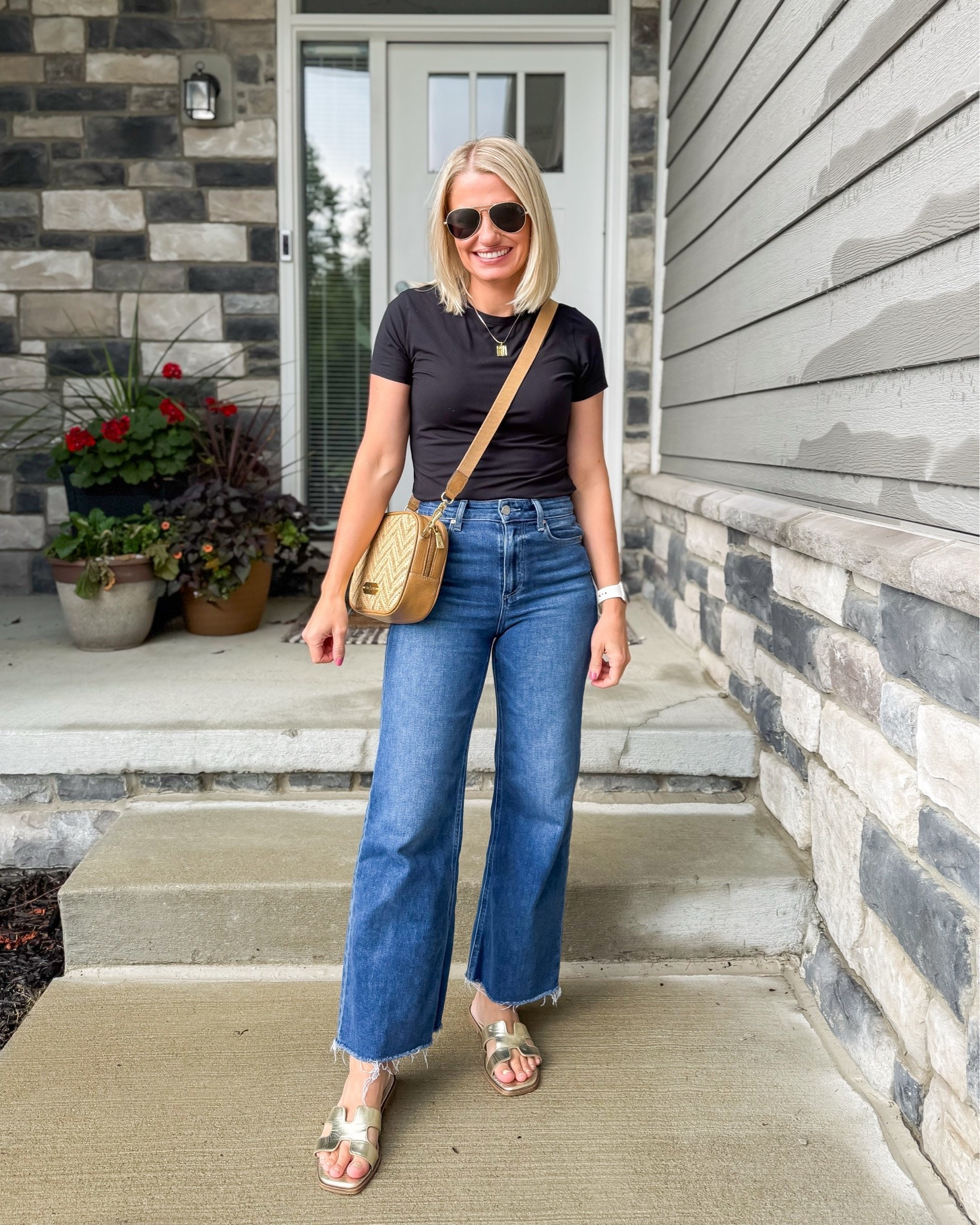 My favorite go-to outfit formal when I don’t know what to wear… a black top and really nice jeans! These jeans are thrifted and so good!

#LTKootd #LTKOver40 #LTKPetite