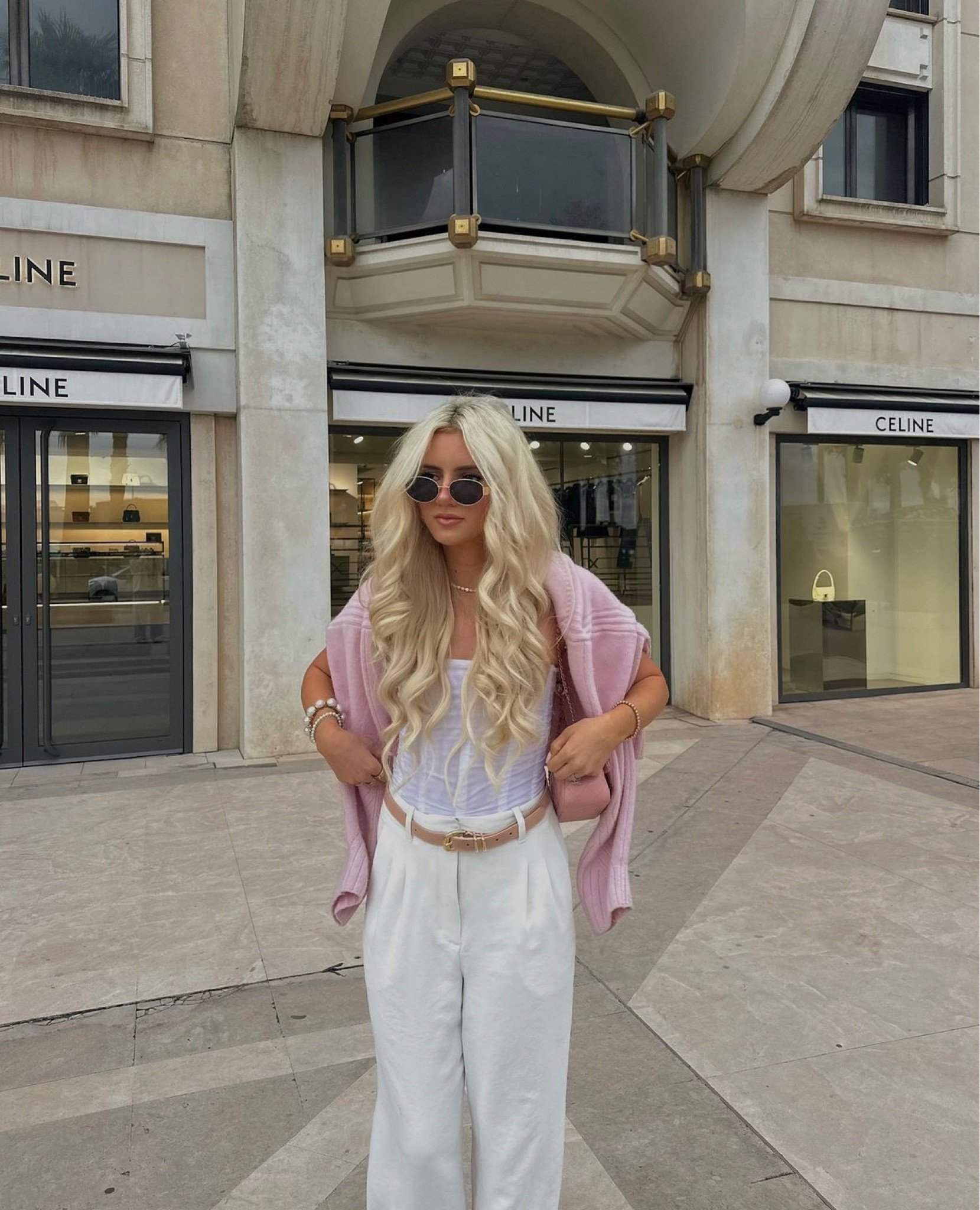 Finally found the perfect trousers 🎀 wearing a size up for a more oversized slouchy relaxed fit! I also got them tailored for the perfect length :)

girly aesthetic outfit, white trousers, pink and white outfit, corset outfit, casual chic style, girly style, feminine style, fall style, feminine fall style

#LTKStyleTip #LTKTravel