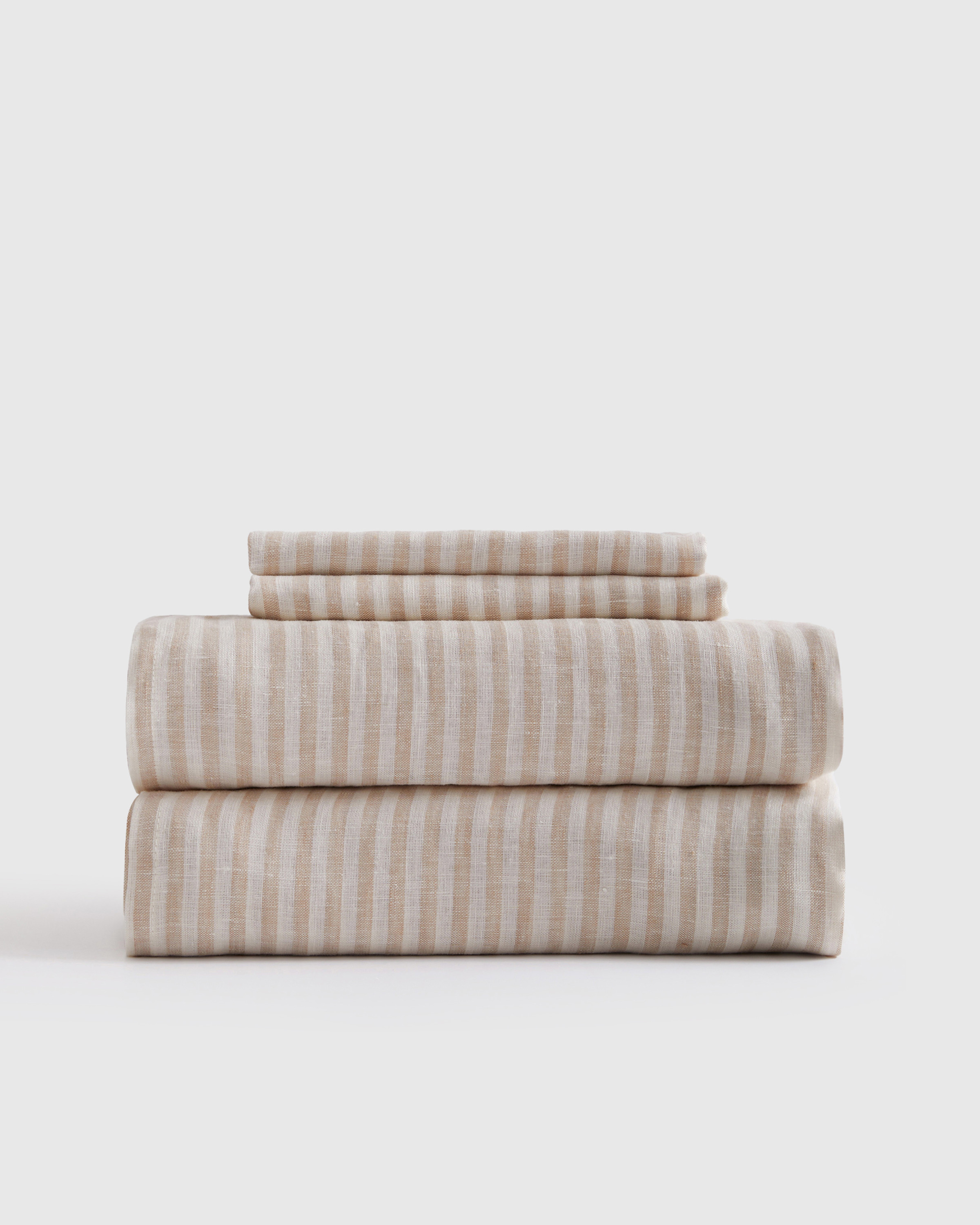 European Linen Stripe Sheet Set | Quince