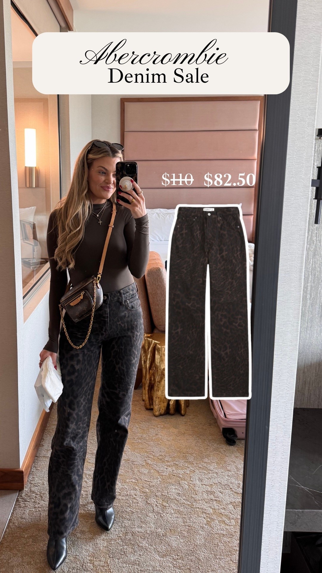 abercrombie leopard jeans on major sale! get an additional 15% off w/code DENIMAF (wearing size XS in bodysuit & size 25 in jeans) 

electric picks code - JESS20 (works on everything besides influencer collabs)

mom outfit, on sale, denim on sale, winter outfit, abercrombie, affordable fashion, on sale 

#LTKSaleAlert #LTKdayinmylife #LTKootd