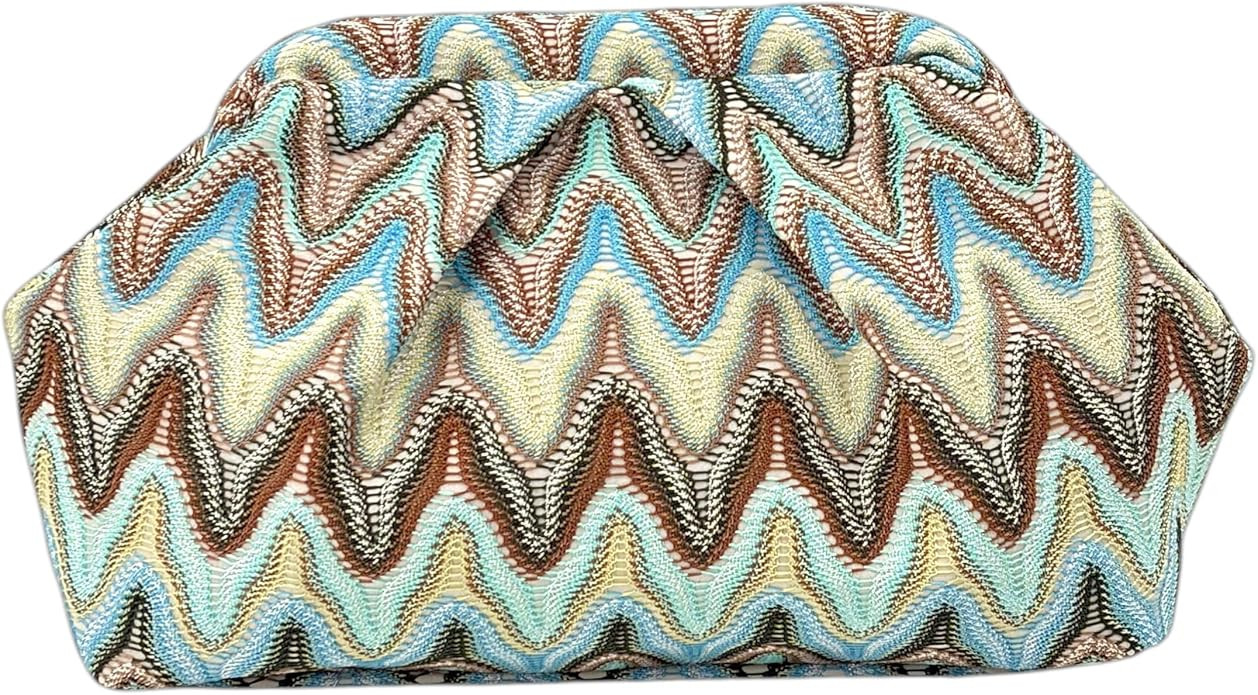 Women's Evening Cloud Clutch Bag, Crocodile Leopard Sequin Denim Cow Print Moroccan for Party Wed... | Amazon (US)