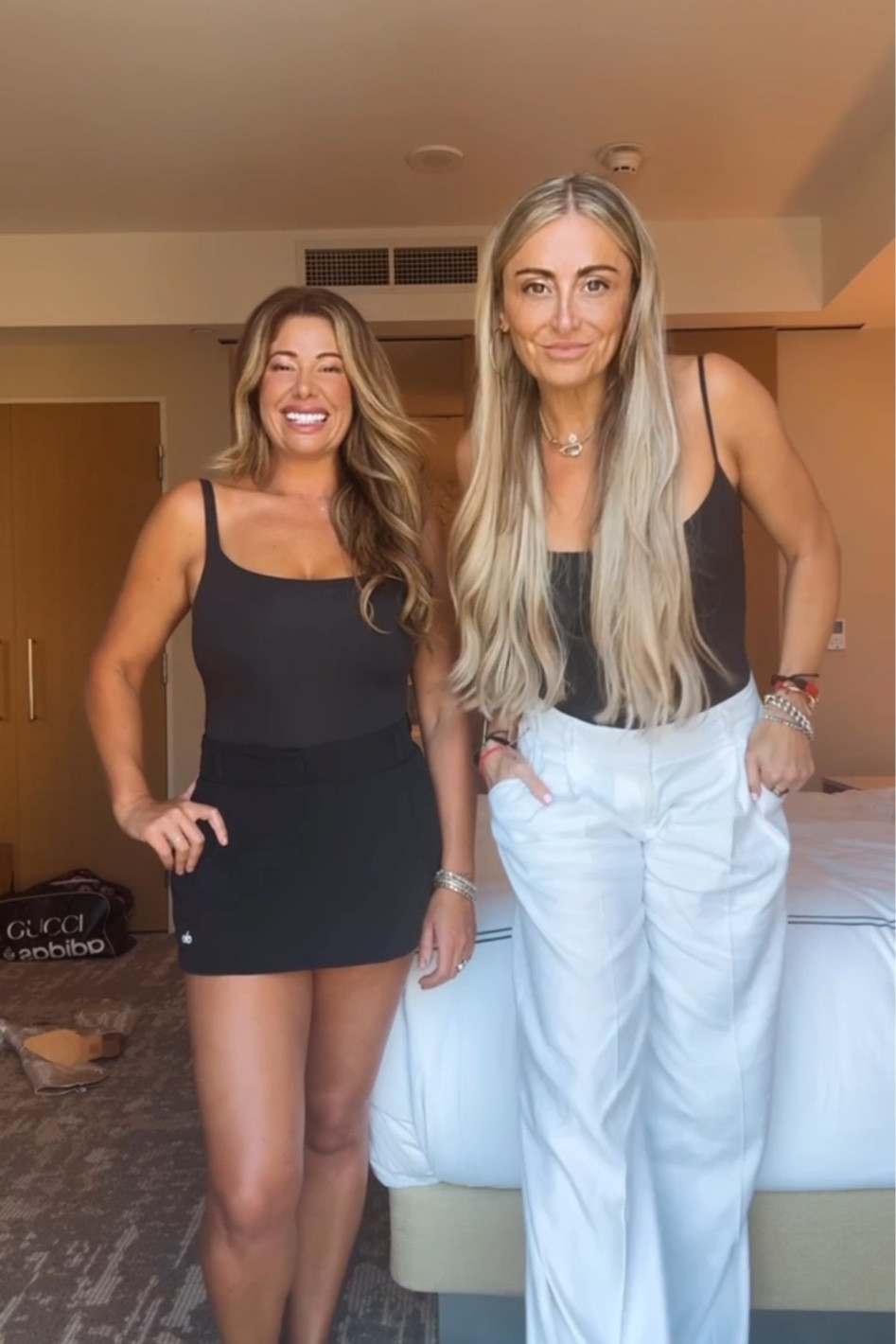 Alice and Olivia pants and Sarah’s leather shorts from GNO! 

#LTKStyleTip #LTKCon #LTKParties