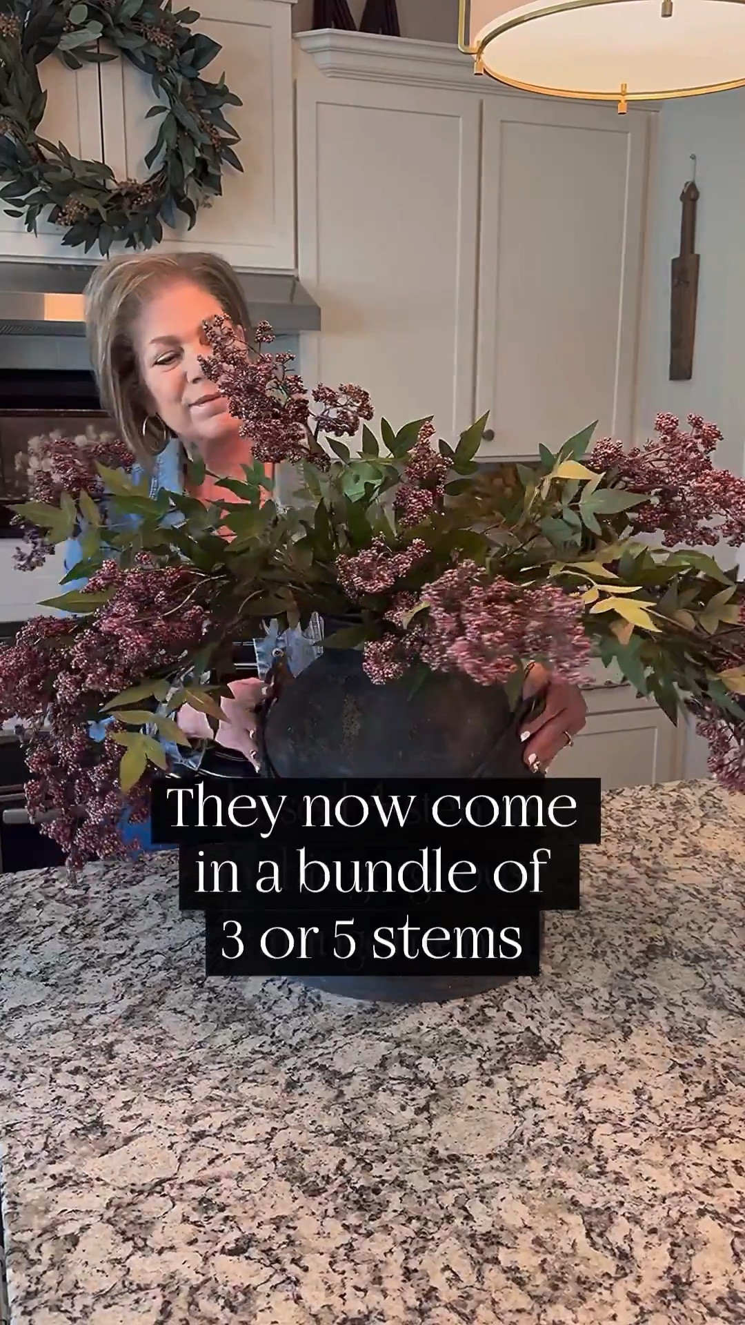 My gorgeous Dusty Plum Stems are back in stock!! These always sell out.

They now come in bundles of 3 and 5 stems. My 5 gallon milk jug is vintage and I’m unable to link it. I have found and linked several other options.



#LTKFindsUnder100 #LTKHome #LTKSeasonal