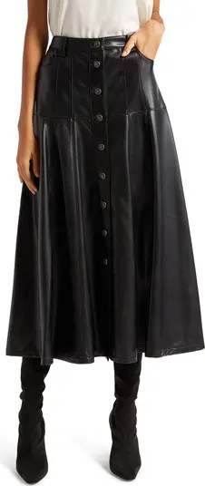 Cinq à Sept Veena Faux Leather Skirt | Nordstrom | Nordstrom