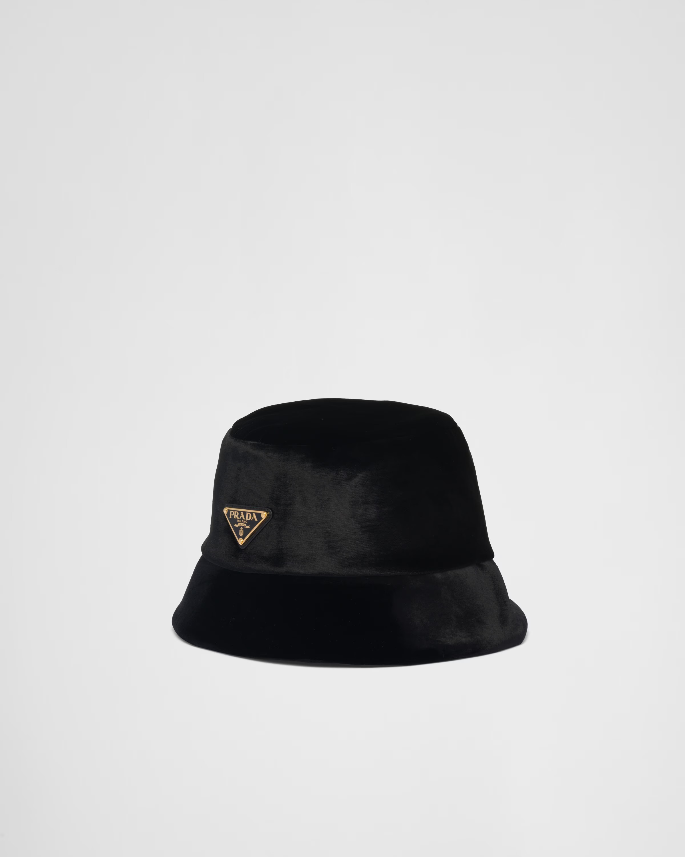 Velvet bucket hat | Prada UK