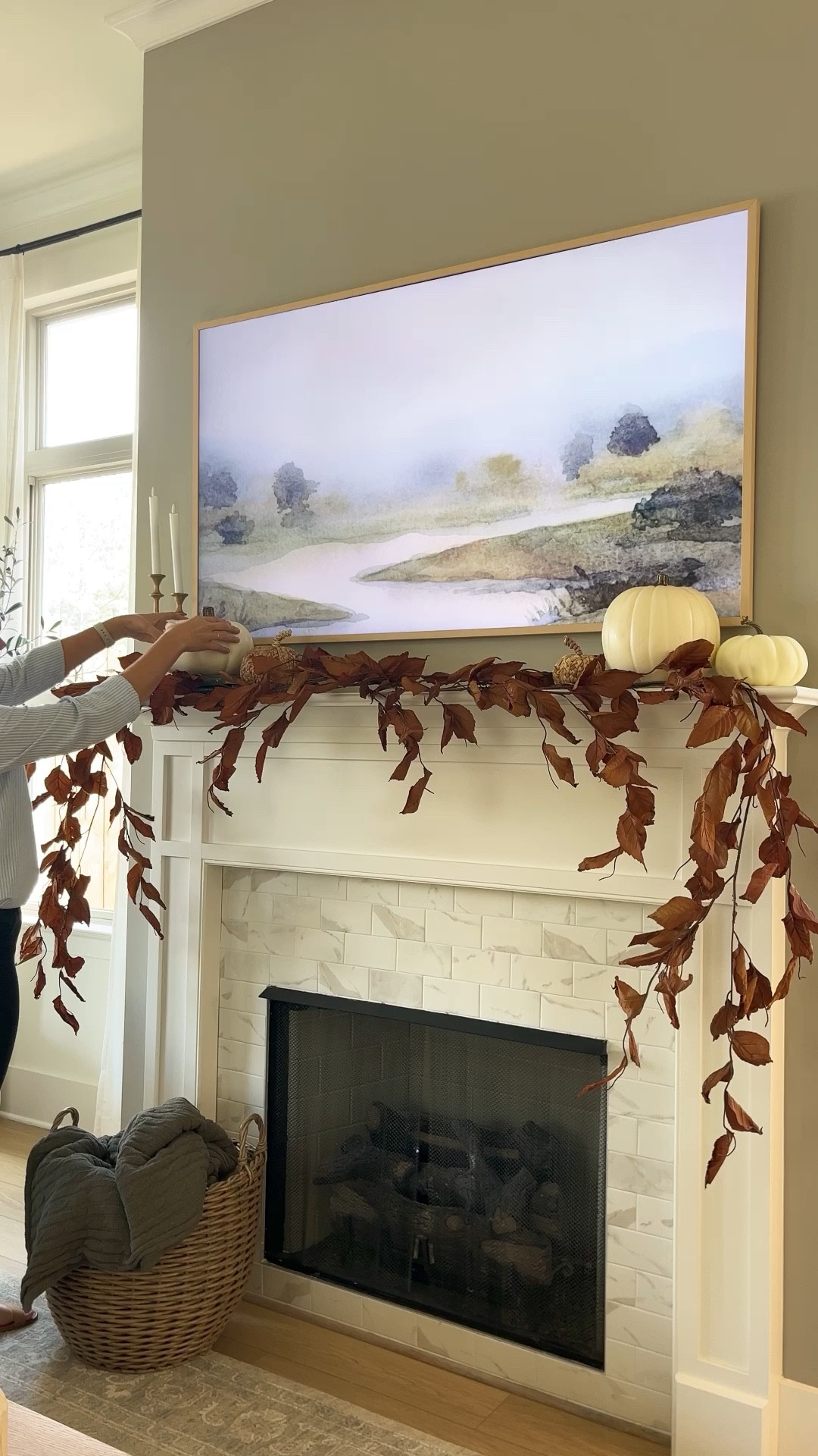 Fall home decor, fall styling, fall kitchen styling, fall mantel 

#LTKVideo #LTKSeasonal #LTKHome