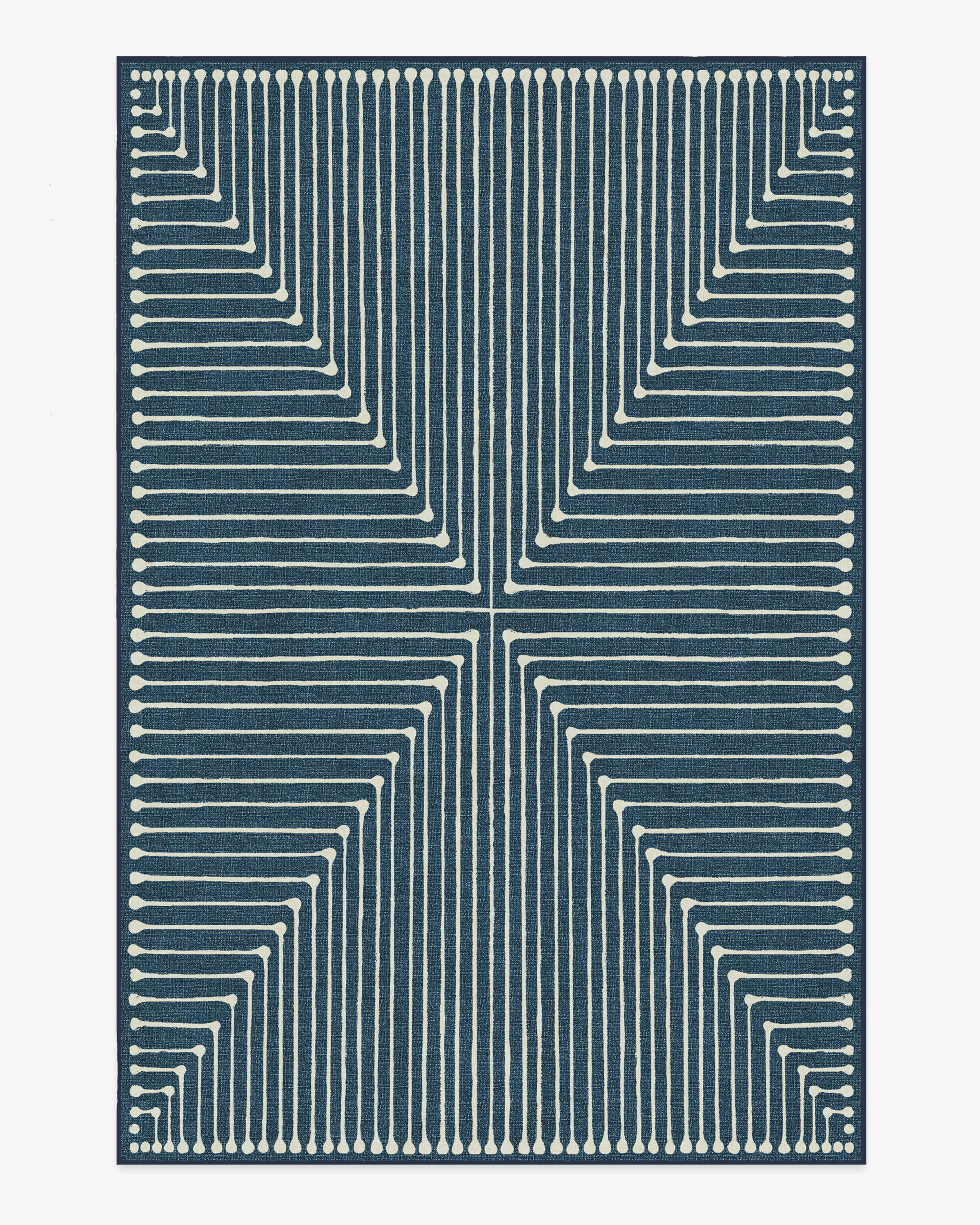 Inkdrop Lapis Blue Rug by Jonathan Adler | Ruggable US | Ruggable