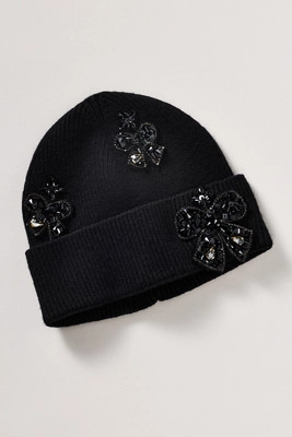 By Anthropologie Embellished Bow Charm Beanie | Anthropologie (US)