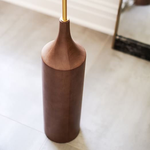 Hudson Wood Base Floor Lamp | West Elm (US)