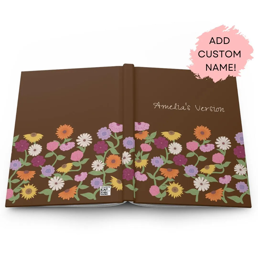 Custom Name Eras Piano Flowers Hardcover Notebook | Surprise Songs Flowers Matte Journal | Subtle... | Etsy (US)