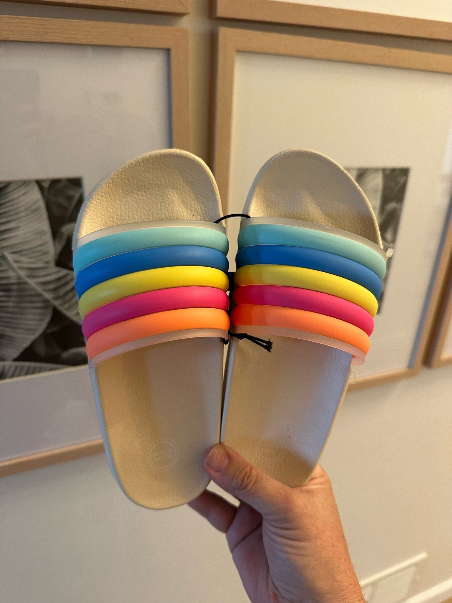 Walmart girls summer slides.

#LTKKids