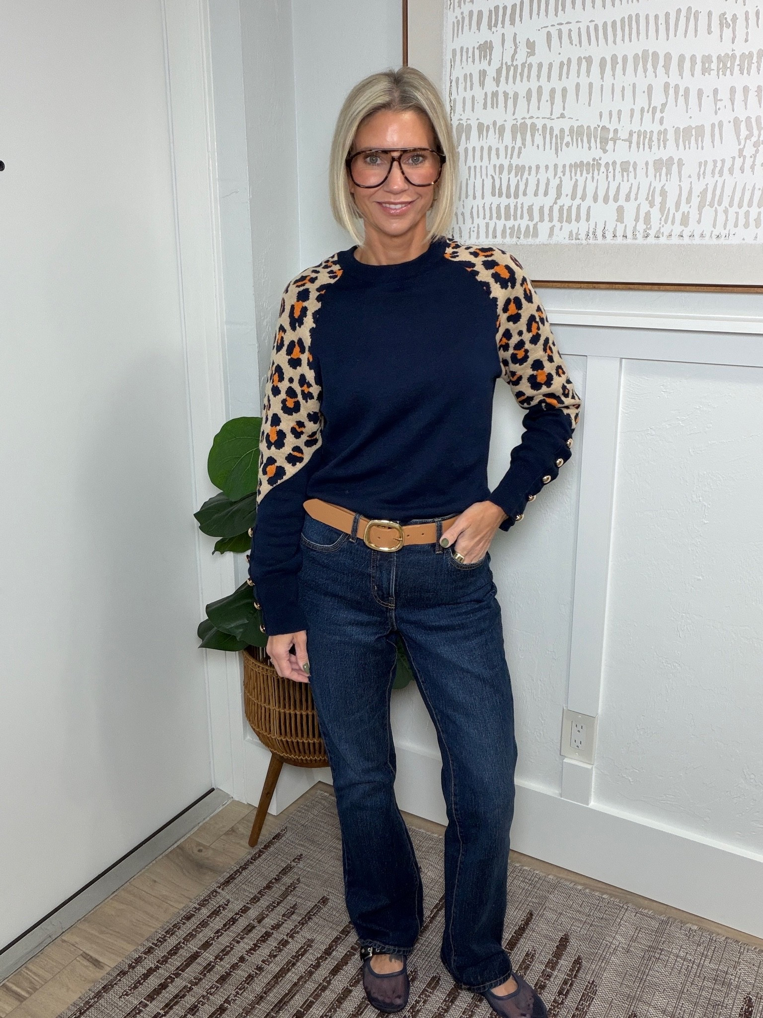 This sweater from Oxknit is so cute! Check out my IG for the link. 
My bootcut jeans are from Free Assembly found at Walmart. I recommend sizing down.

Mesh flats and belt are also from Walmart!

#LTKgrwm #LTKdayinmylife #LTKootd