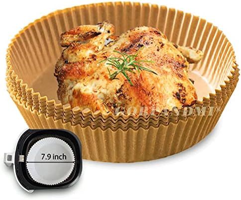 Air Fryer Disposable Paper Liner, Air Fryer Liners, Air Fryer Parchment Paper, Oil-proof, Water-proo | Amazon (US)