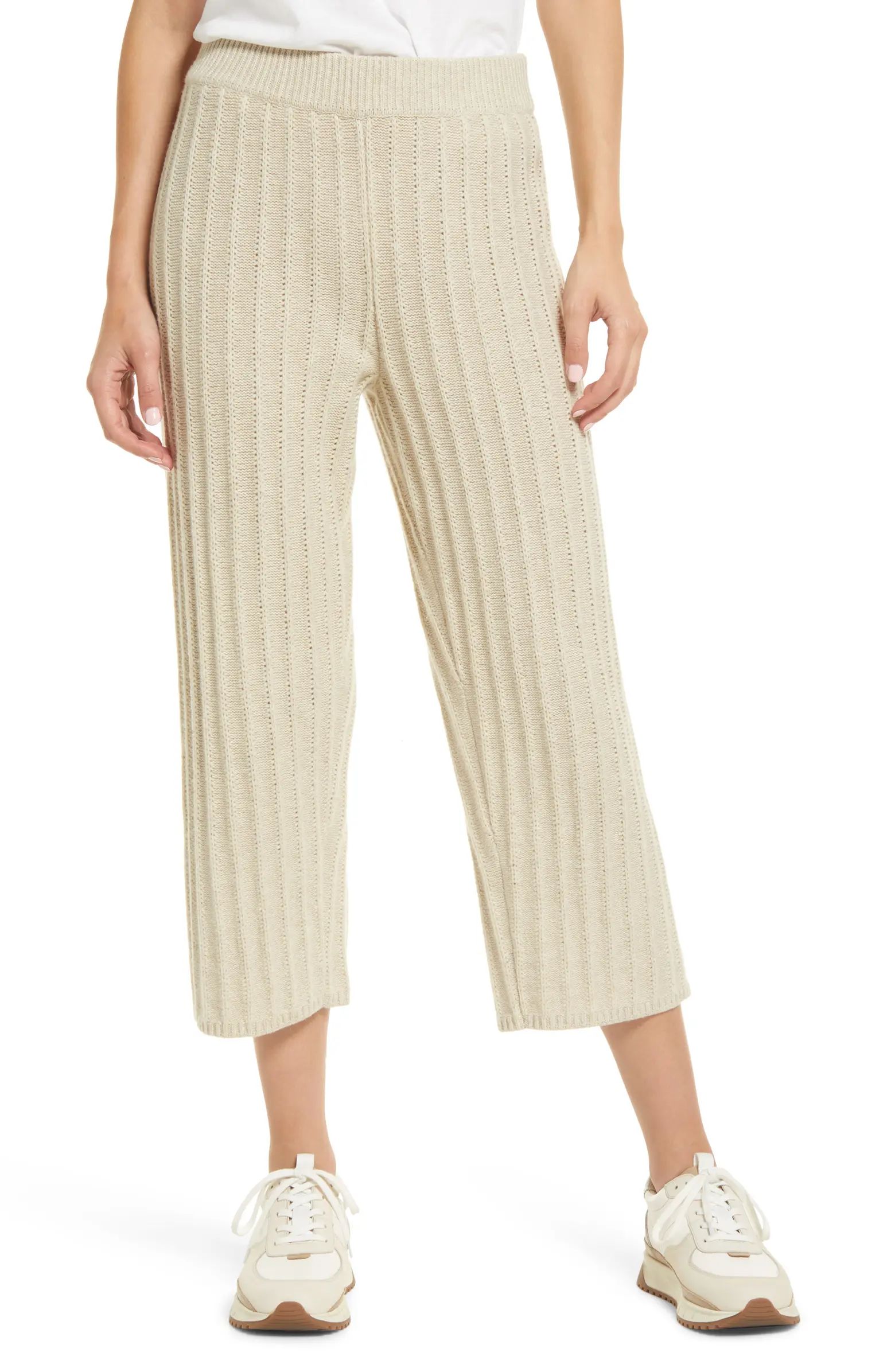 Madewell Mclean Merino Wool Blend Sweater Pants | Nordstrom | Nordstrom