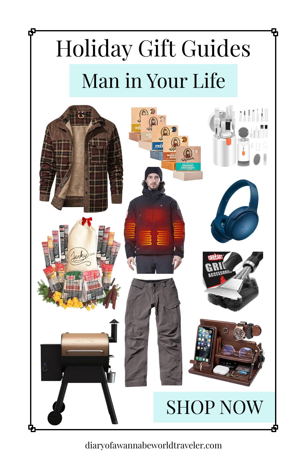 This Guys Gift Guide is packed with the best gifts for men who love quality, style, and everyday essentials. From tech gadgets, grooming sets, cozy sweaters, travel gear, and fitness must-haves to wallets, colognes, and smart accessories, these are the top gifts for him in 2025. Perfect for Christmas, birthdays, anniversaries, or holiday gifting, this guide has something for every guy — the traveler, the foodie, the outdoorsman, and the everyday minimalist!

#GiftsForHim #GuysGiftGuide #HolidayGiftGuide #MensStyle #TechGifts #FitnessEssentials #LTKGiftGuide #GiftGuide2025 #GroomingEssentials #MensGifts 

 #LTKGiftGuide #LTKMens