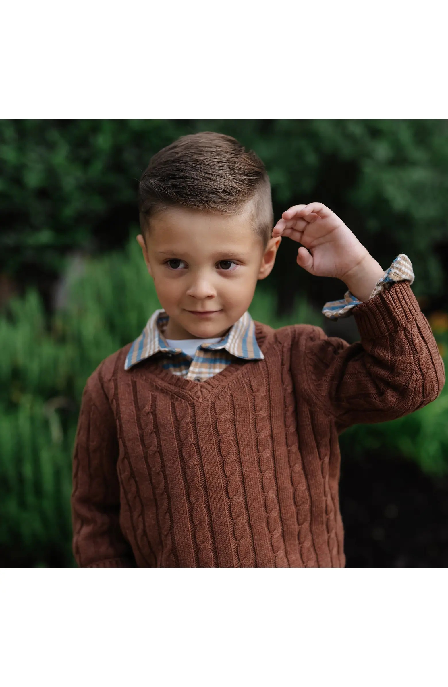 Hope & Henry Boys' Organic Flannel Shirt with Elbow Patches, Kids | Nordstrom | Nordstrom