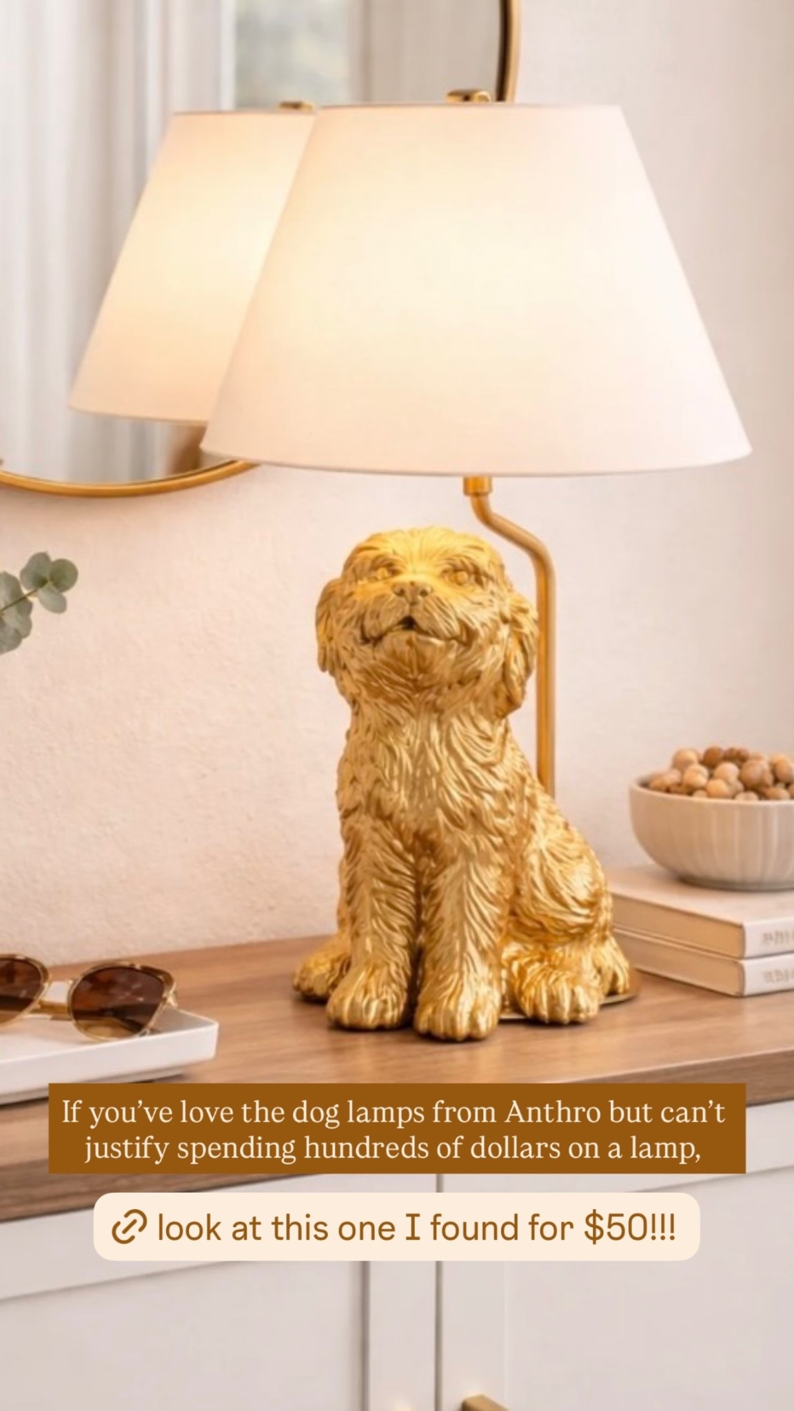 If you’ve love the dog lamps from Anthro but can’t justify spending hundreds of dollars on a lamp, I found this one for $50 at Walmart. 

#LTKFindsUnder50 #LTKHome #LTKOver40