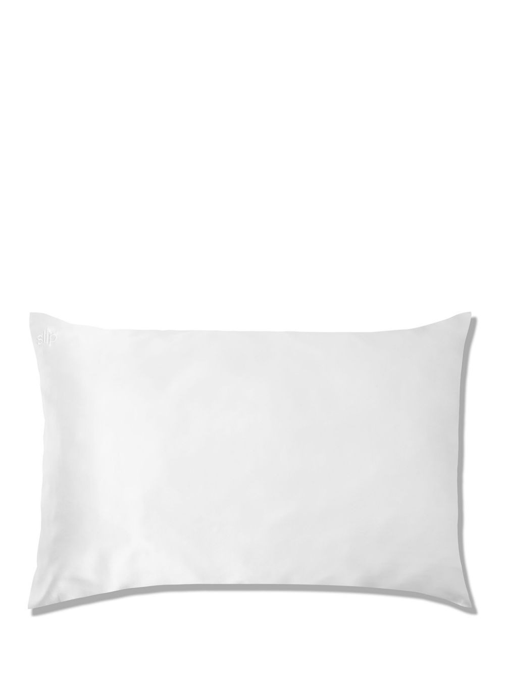 Slip Silk King Pillowcase White | Violet Grey