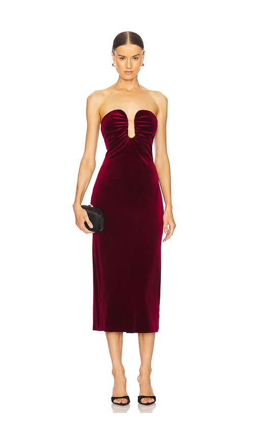 ASTR the Label Arista Dress in Wine. - size XL | Revolve Clothing (Global)