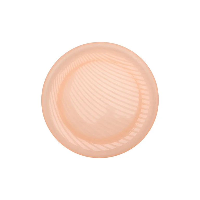 Mainstays - Pink Round Plastic Swirl Pattern Plate, 10.5 inch | Walmart (US)