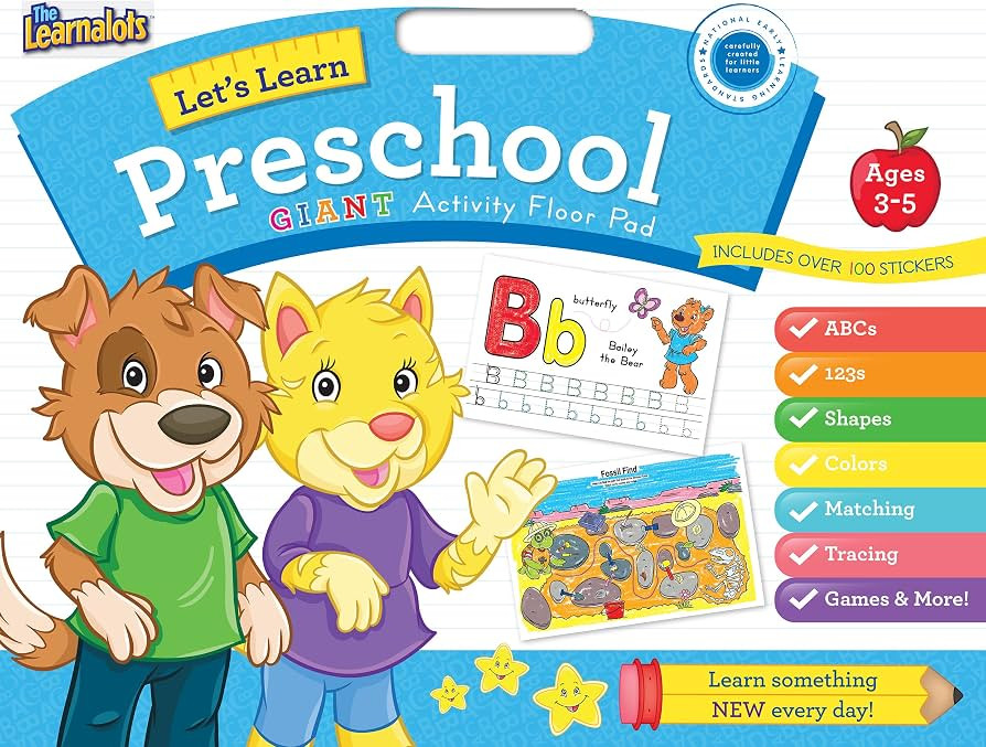Let's Learn Preschool Activity Pad (Floor Pad) | Amazon (US)