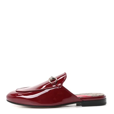 Patent Womens Princetown Slippers 36 Rosso Ancora | FASHIONPHILE (US)