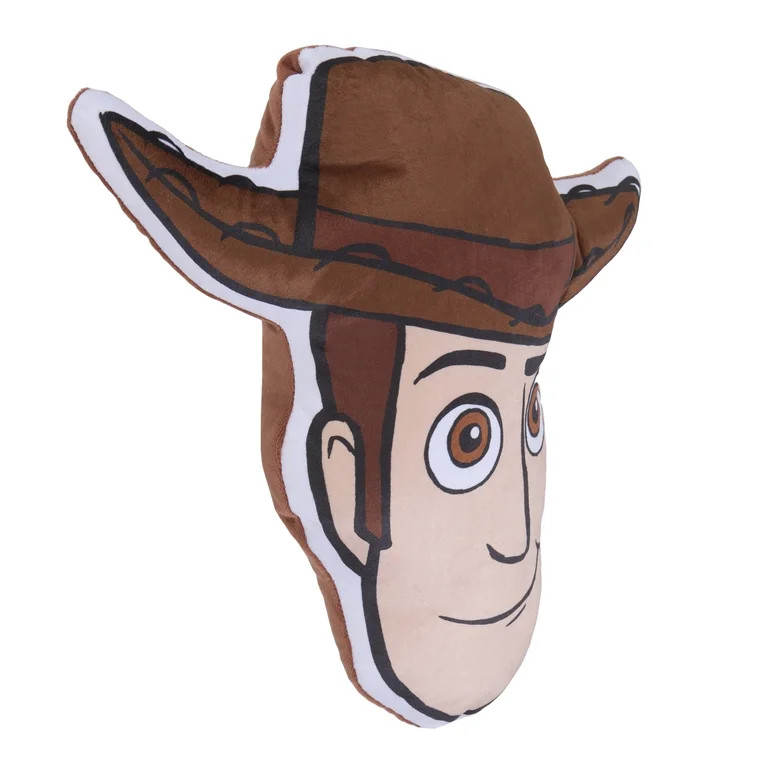 Disney Toy Story Woody Character Shaped Pillow, Brown, Toddler Pillow | Walmart (US)