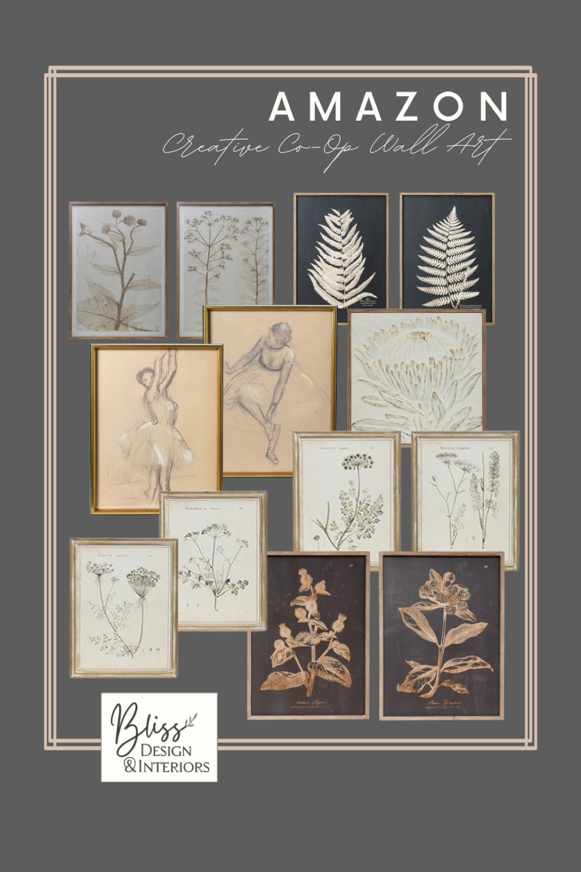 Transform your space with the elegant touch of Creative Co-Op Wall Art! 🌿🎨 These beautiful botanical prints and sketches from Amazon bring nature and artistry together, perfect for any farmhouse or modern vintage decor. 🖼️✨

#LTKStyleTip #LTKHome