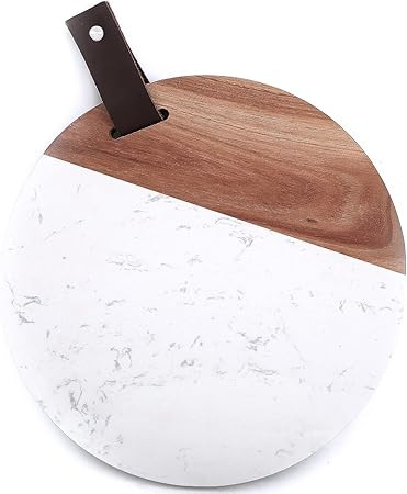 Resafy Acacia Wood Marble Cutting Board，Charcuterie Board Party Plate,Butcher Block Chopping Bo... | Amazon (US)