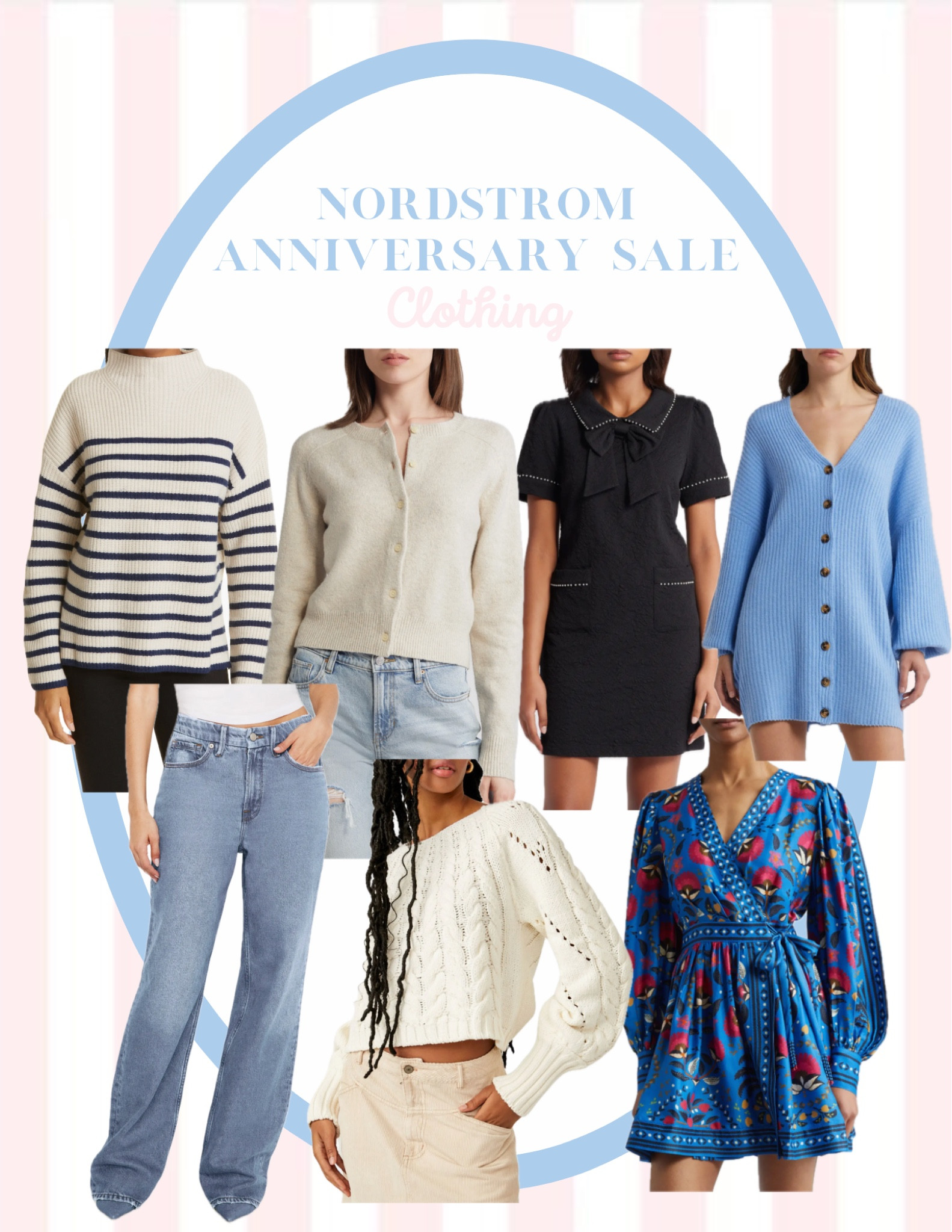 My Nordstrom Anniversary Sale women’s clothing favorites!

Some highlights: 
If you like the popular brand FARM Rio, snag something while it’s on sale! This wrap dress is so pretty.

This Treasure & Bond cardigan is a closet staple and comes in a few colors!

The 90s straight leg jeans from Good American look super flattering and cool.

I live for a sweater dress in the fall & winter and I love the color of this one!

#LTKSummerSales #LTKxNSale #LTKSaleAlert