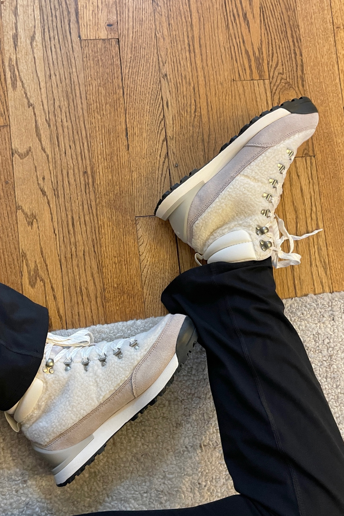 Sherpa boots! True to size! 

#LTKCyberWeek #LTKSeasonal #LTKHoliday