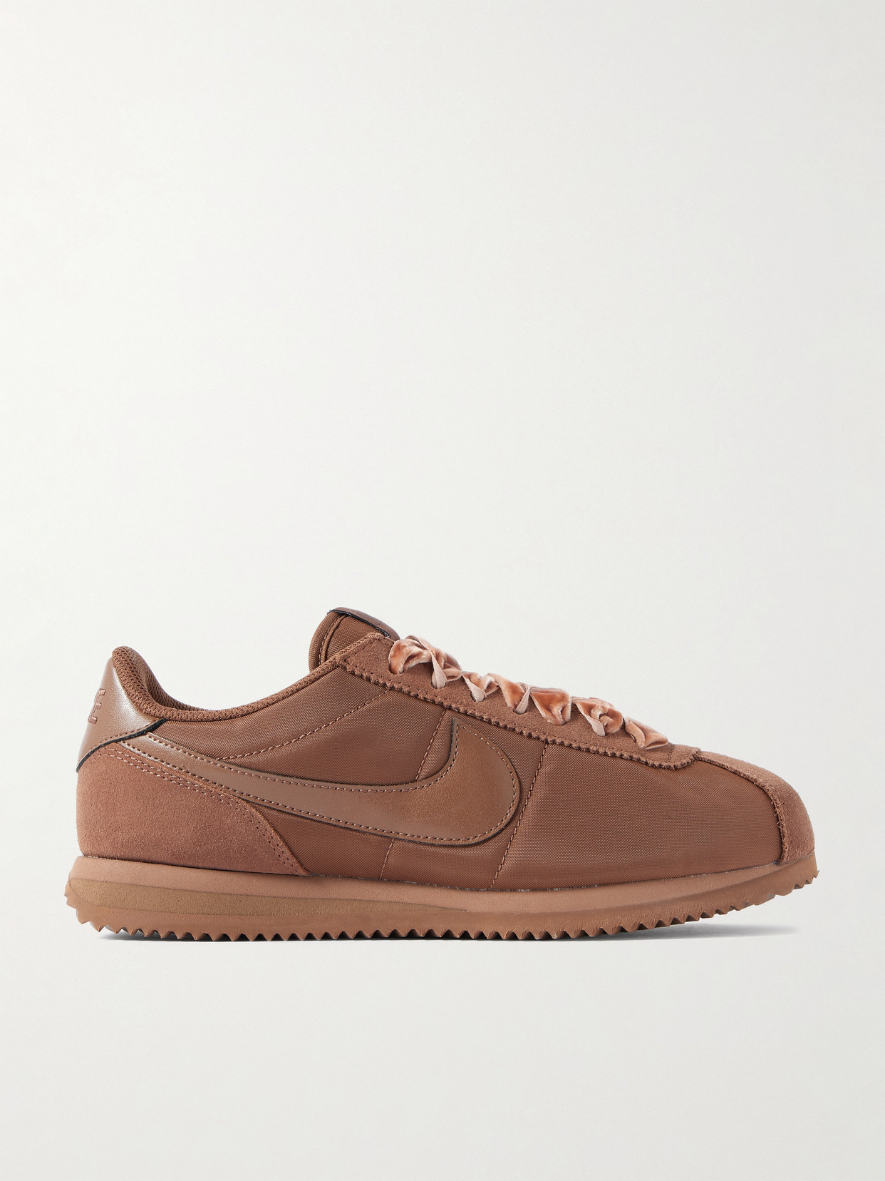 Nike - Cortez Leather, Suede And Canvas Sneakers - Brown | NET-A-PORTER (UK & EU)