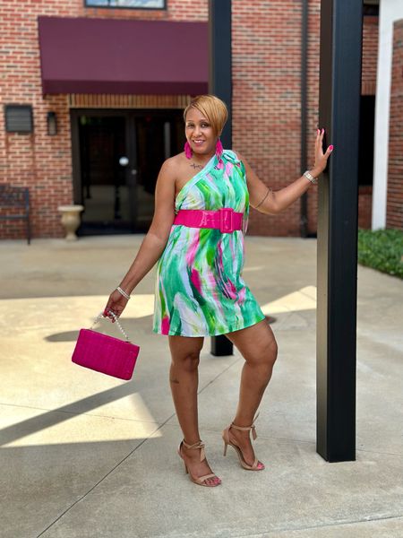 Pink and Green One Shoulder Dress

#LTKsalealert #LTKSeasonal #LTKunder50