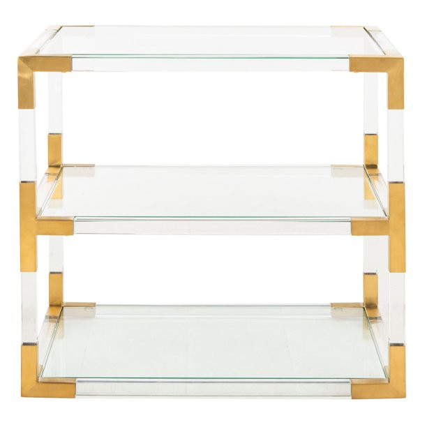 Safavieh Couture Louisa 3-Tier Modern Glam Acrylic End Table - Walmart.com | Walmart (US)