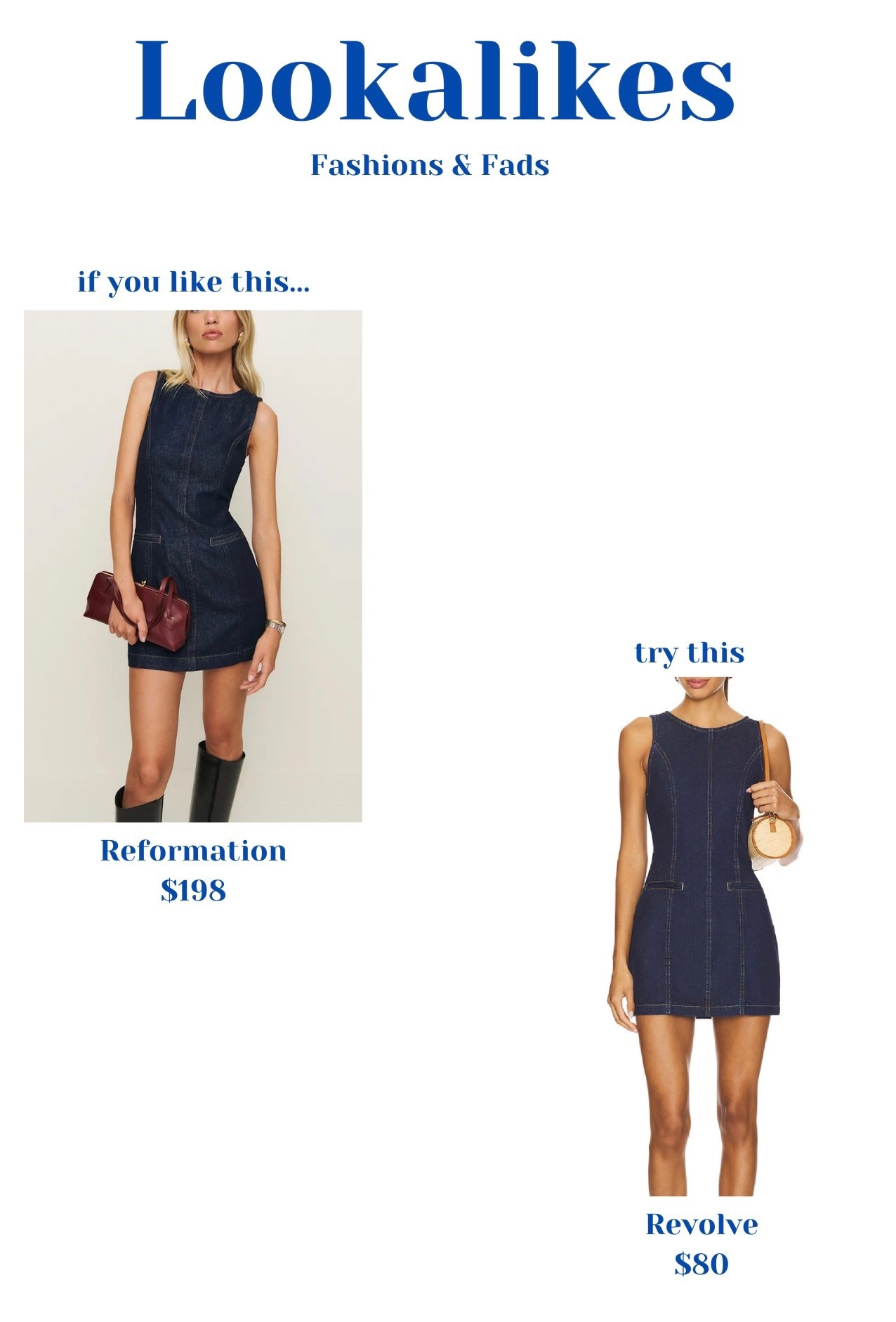 Great Reformation dupe

Denim dress
Jean dress
Reformation dress
Mini dress
Tailgate outfit
Gameday outfit
Gameday dress
Revolve
Dupe
Lookalike
Fashion find

#LTKFindsUnder100 #LTKGiftGuide #LTKootd